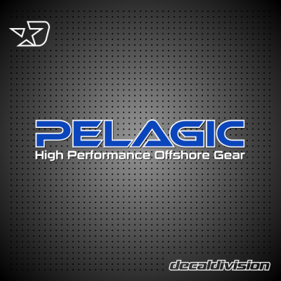 Pelagic Lettering Sticker